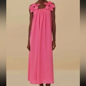 Farm Rio Sleeveless Floral Maxi Dress